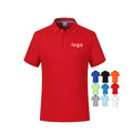 Men's Pure Cotton for Polo Shirt with Custom Design Embroidery Short Sleeved and Crop Length Printed Pattern