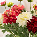 Wholesale  Two-headed Artificial Real Touch Dahlia Flower  for Home Living Room Decoration Flower