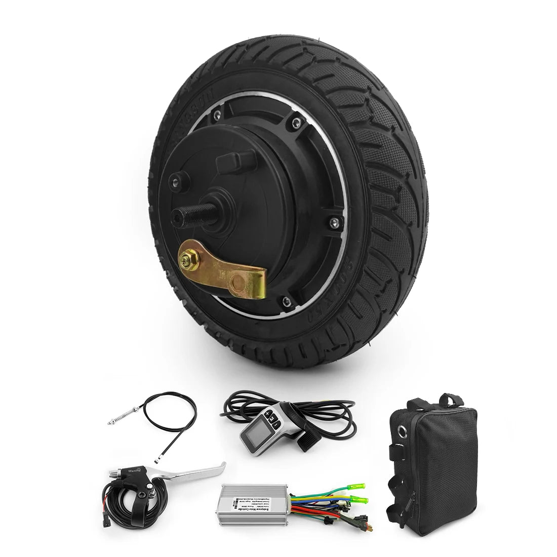 Cheap DIY 24V 36V 48V 350W Brushless Hub Drum Brake Motor Wheel Electric Scooter Conversion Kit E Scooter Bike