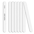 Professional Customized 100/180 Double Side Wood Nail File Emery Board Set with Private Logo for Nail Salon Supplies