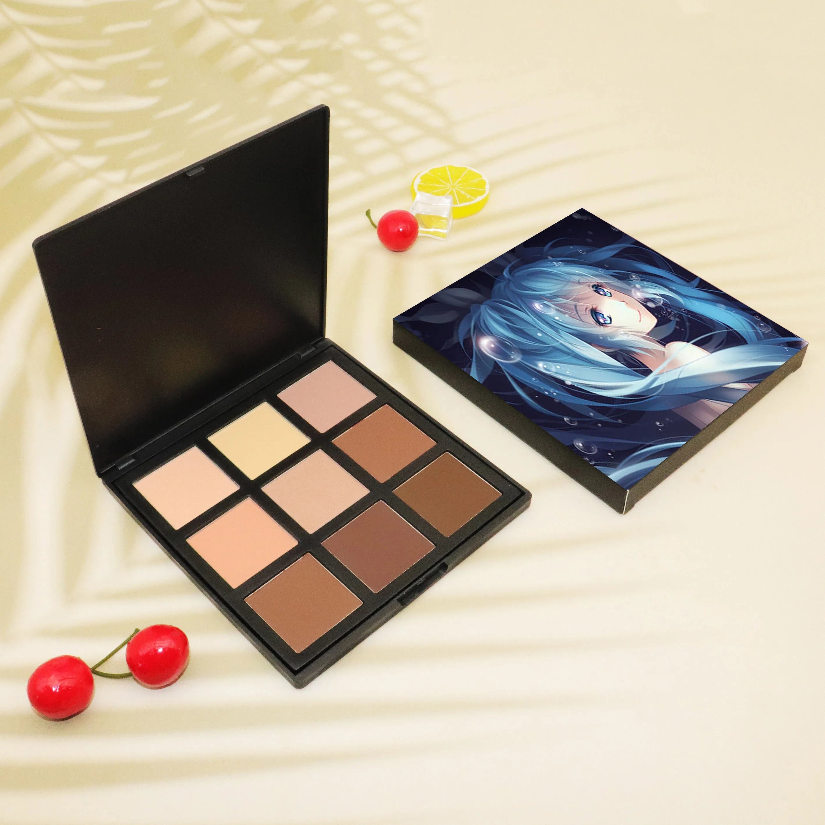 Professional No Brand 9 Color Waterproof Face Cosmetic Contour Make up Palette
