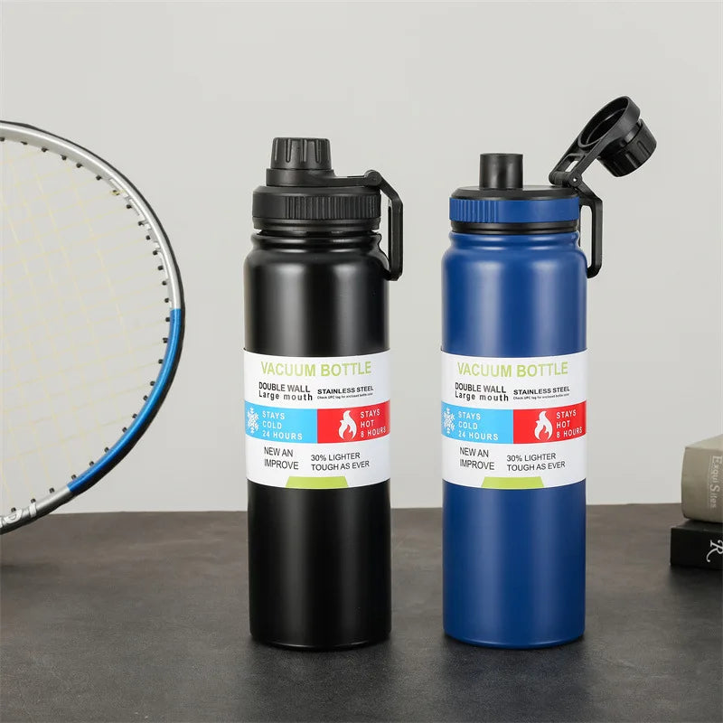 Luxury Nice Sport Thermos Bottle Large Capacity Thermoflask Water Bottles for Adults Drinking Water Bottle for Gym Leakproof