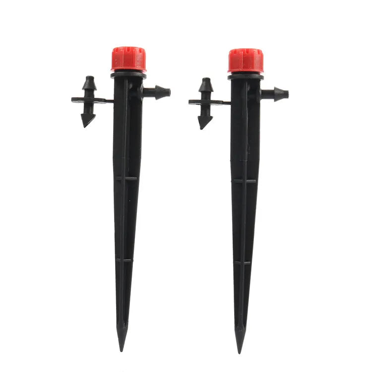 Drip Irrigation Watering Dripper Emitter Adjustable 8 Holes Dripper with Bracket