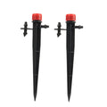 Drip Irrigation Watering Dripper Emitter Adjustable 8 Holes Dripper with Bracket MegaBDM