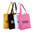 Fashion Promotion Eco-Friendly Superior Quality Multi-Color Personalized Grocery Shopping Cotton Canvas Tote Bag Shoulder Strap
