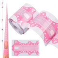 EYL Professional Extra Long Pink Nail System Paper Nail Art Extension Mold Builder Soft Gel Acrylic Dual Nail Forms