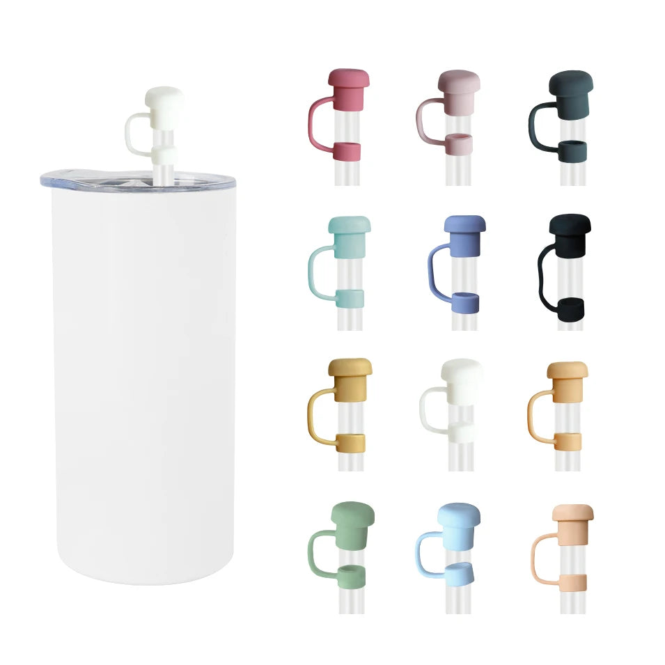 PAISEN Custom Silicone Colorful Straw Topper Covers Cute Set Attachment Straw Topper Drinking Straw Tips Lids