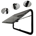 China Made 430x1113mm UV Protection Double Glazed Acrylic RV Windows for Camper Van Motorhome