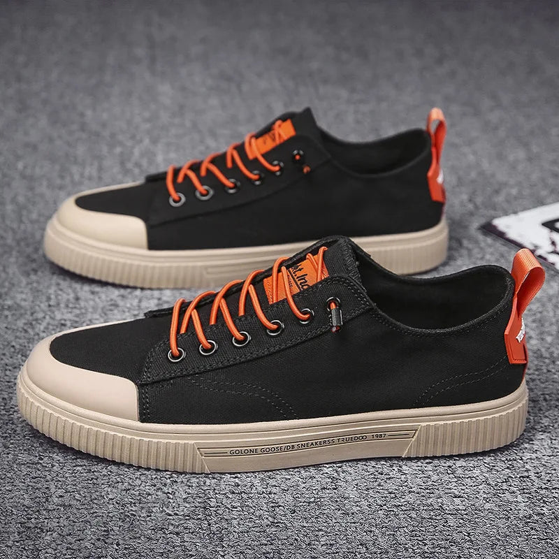 2026 New Style Men's Casual Canvas Shoes Breathable Soft with Large Size for Summer Waterproof
