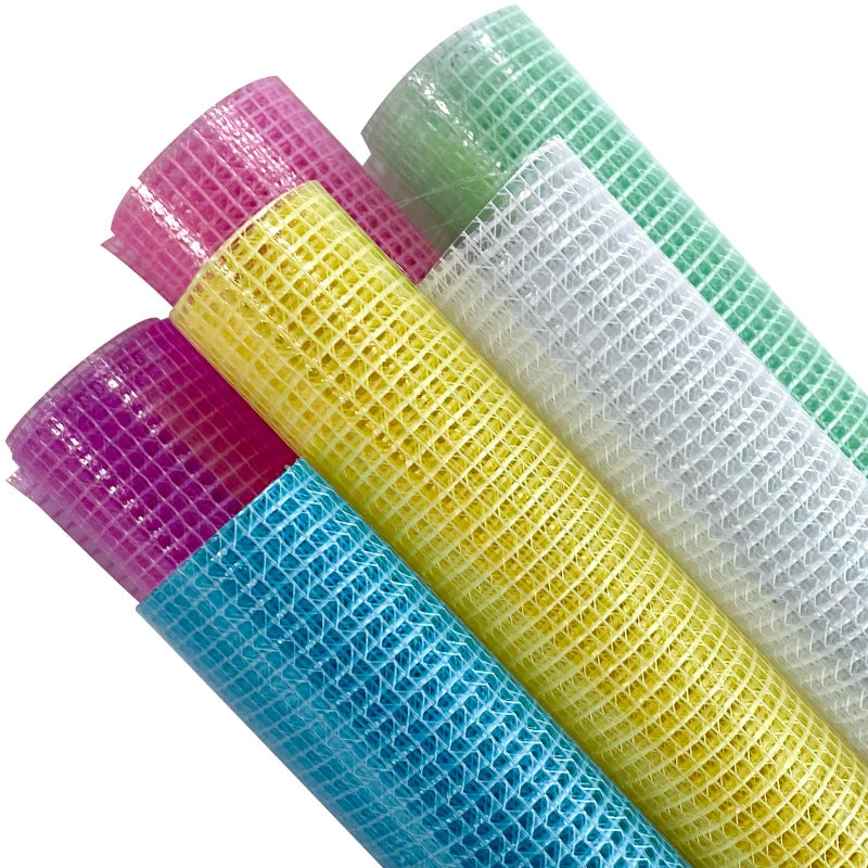 0.3-0.4mm Color Transparent Mesh Pvc Film Vinyl for Diy Making Bag Shoes Crafts