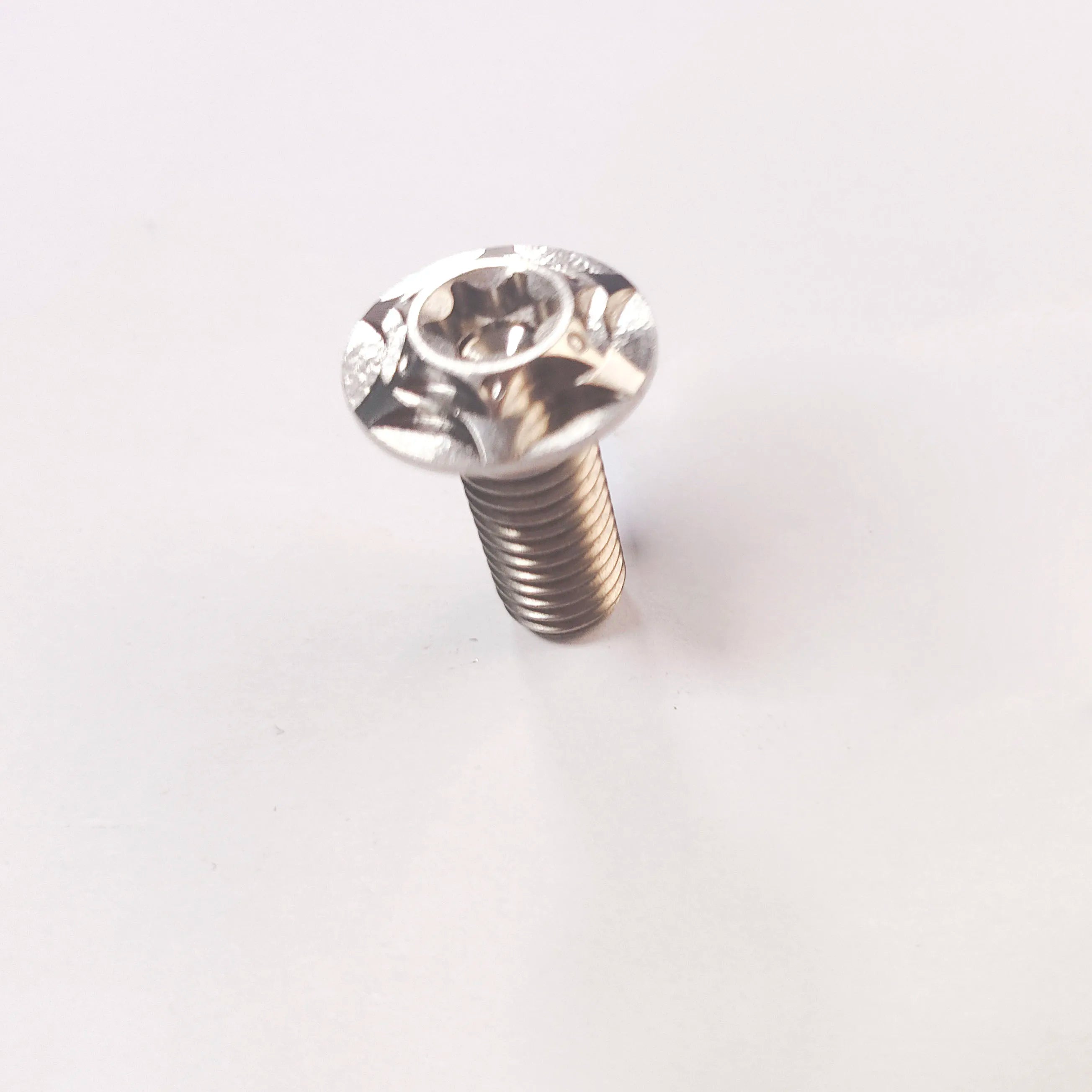 Factory Price CNC M4x8mm Gr5 Titanium Disc Head Bolt