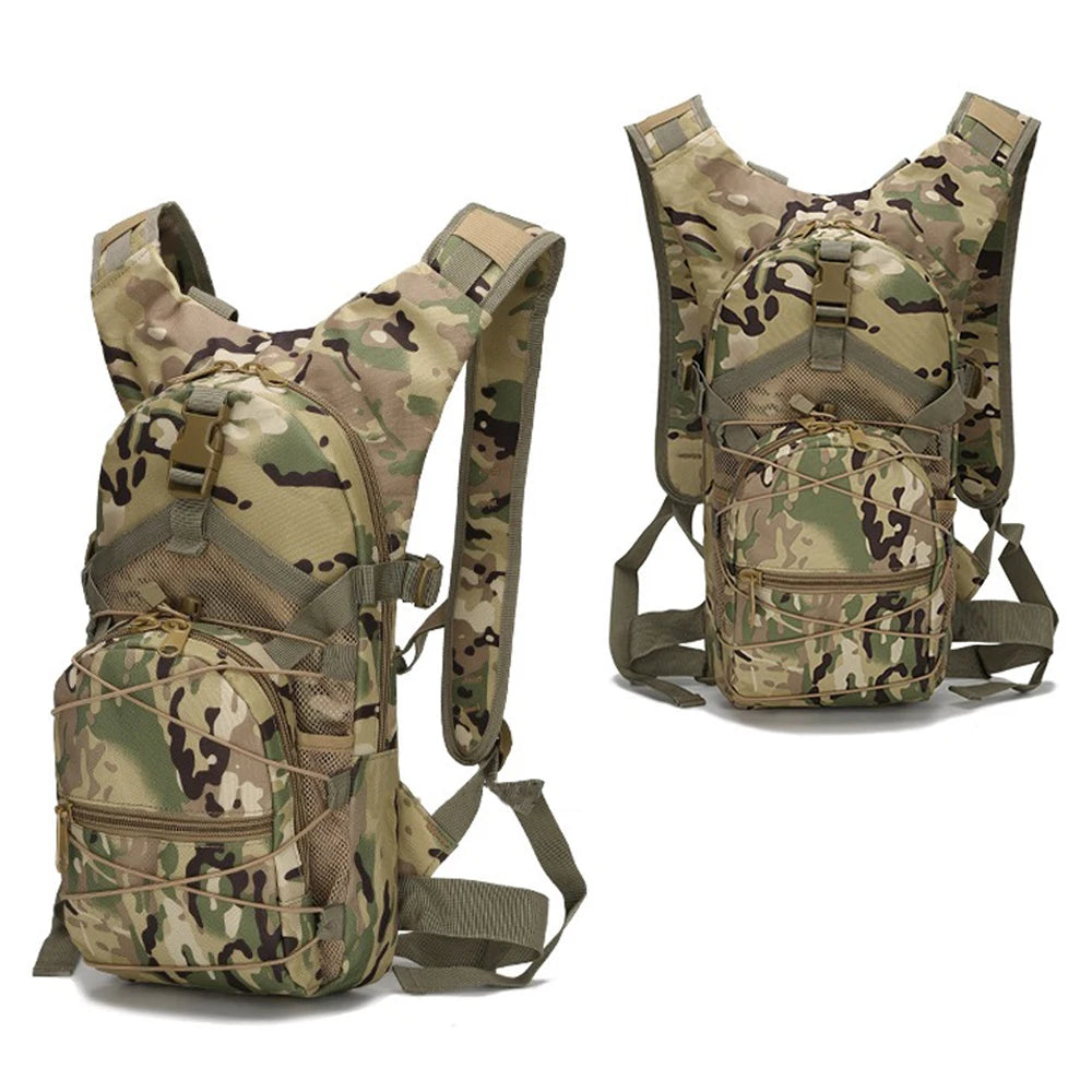 Stylish 15L Outdoor Tactical Commuter Backpack Waterproof Durable CS Training Equipment with Zipper Closure for Hiking