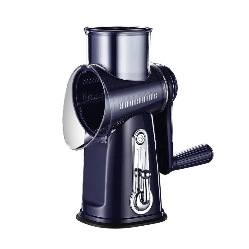 Custom Logo Multi-Functional Hand Roller for Kitchen Manual Potato Grater Shredder Vegetable Cutter PC Material Cross-Border