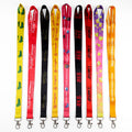 Custom Adjustable Promotional Sublimation Nylon Woven Fabric Polyester Card Holder Keychain Printing Lanyard With logo Custom