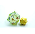 33mm Giant Custom D20 Dice Set Polyhedral 20 Sided Resin 20 Sided Bulk Dice with Dinosaur Design for Role-Playing Games