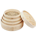 Newell Cooking Non Stick Dumpling Set Dumpling Dim Sum Chinese 10inch Bamboo Steamer