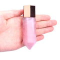 Natural Rose Quartz Crystal Eco-friendly Fashion Trend Hexagonal Roller Point Massage Stick for Woman