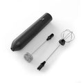 Double Layer Milk Mixer Rechargeable Electric Whisk Kitchen Gadget Handheld Electric Milk Frother