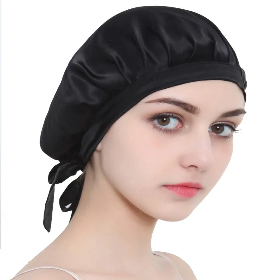 OEKO-Tex100  Silk Satin Headbands Silk Turban Silk Bonnet
