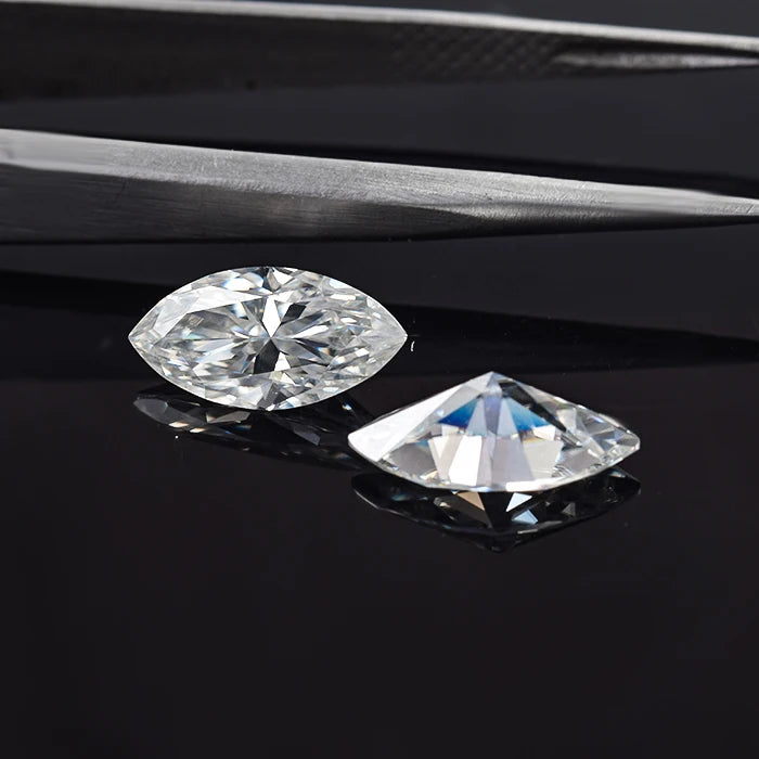 Roomy Loose Marquise Jewelry Moissanite  Real Top D Wholesale  Moissanite for Sale