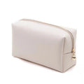 Custom Fashionable Makeup Bag New PU Leather Cosmetic Bag with Zipper Closure Portable Waterproof Travel Toiletries Storage Bag