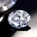 Wholesale Factory Price Fashion Jewelry Making D Color Loose Oval VVS Moissanite Gemstones  Diamond Test Pass Gemstones