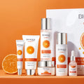 New Listing Private Label Skin Care Set Vitamin C Cream Lotion Cleanser Essence Whitening Face Care Skin Care Set for Face
