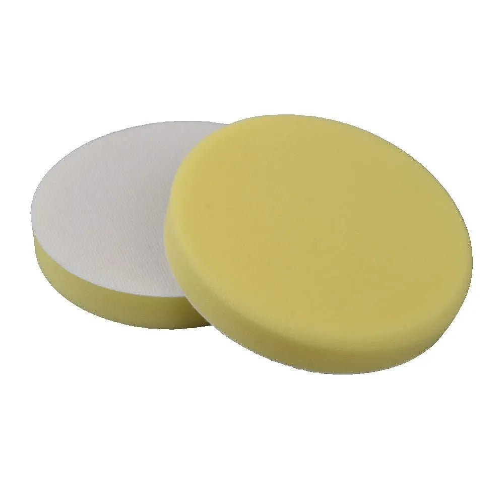 7 Inch 180mm Yellow Medium Polishing Foam Pad Loop Type Auto Car Wax Polishing Wheel Sponge Wax Disc Scratch Repair Sponge Wheel