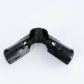 H-3 Black Lean Pipe Assembly 28mm Composite Pipe Fittings Workbench Wire Rod Connector PieceShelf Manufacturer 2.5 Thickness