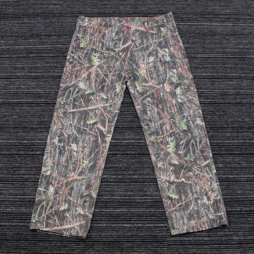 Premium Men Fashion Denim Jeans Digital Full Printing Heavy Weight Designer Baggy Pants