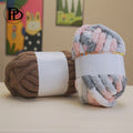 Wholesale China Factory Price 2cm Hand Knit 100% Polyester Chunky Chenille Yarn for Blanket MegaBDM