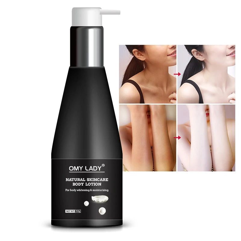 OEM 100g/200g/300g White Bottle or 250g Black Bottle Private Label Body Whitening Cream Plus/ Crema Blanqueadora Para Cuerpo
