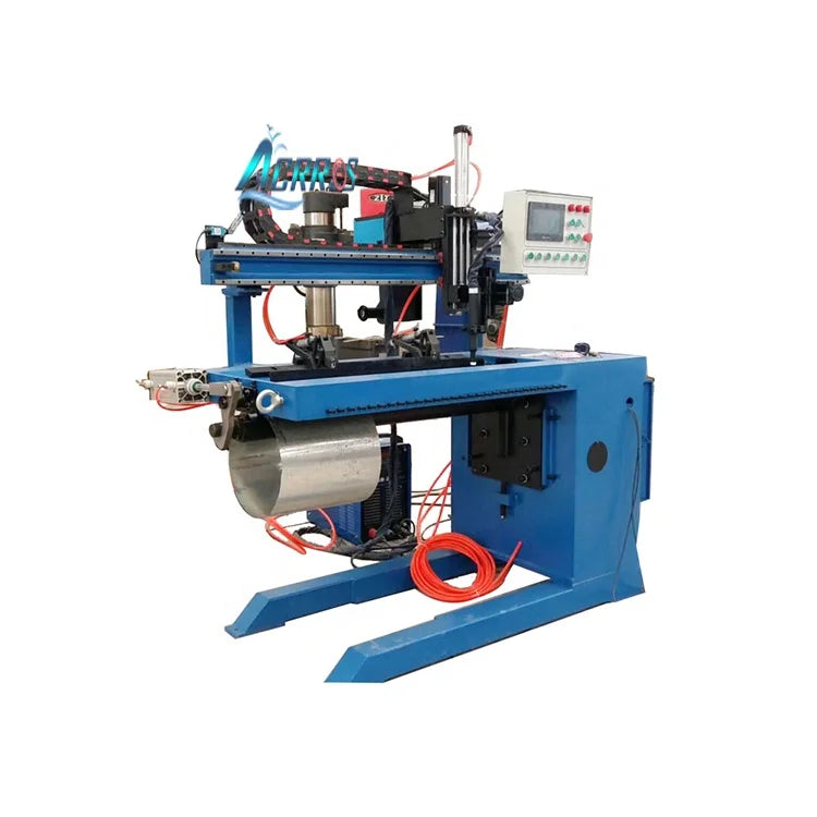 Stainless Cylinder Straight Seam Welding Length 2000 mm Tig Welding Auto Seam Welding Machine