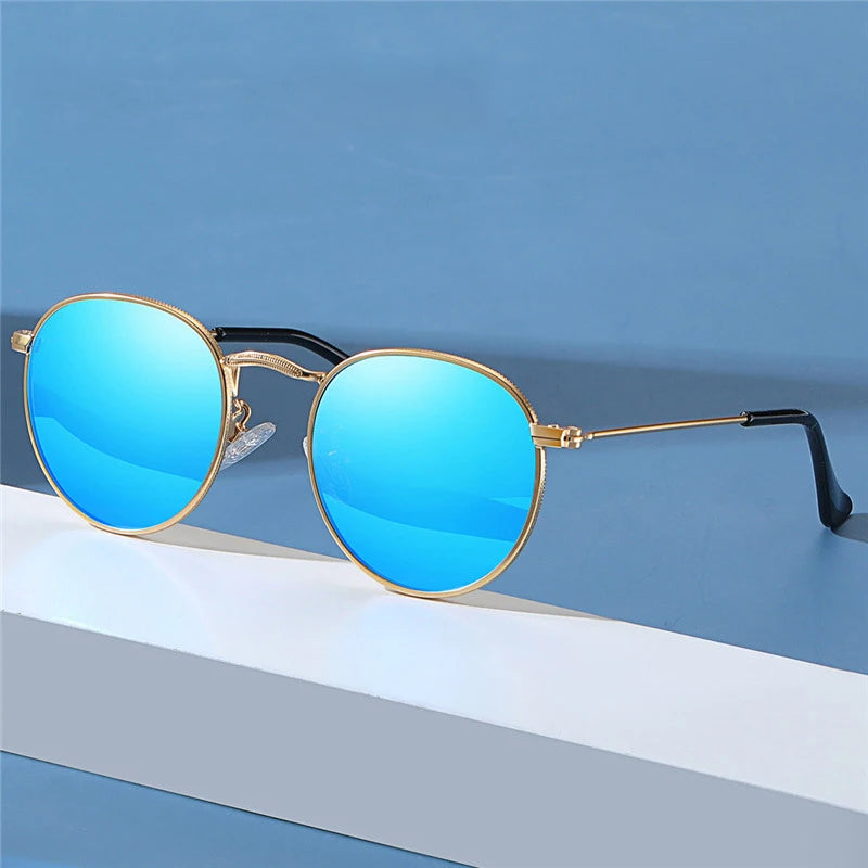 Best Selling Round Frames Kids Size Metal Frame Boy'S Quality Children Polarized Oversize Sunglasses for Kids