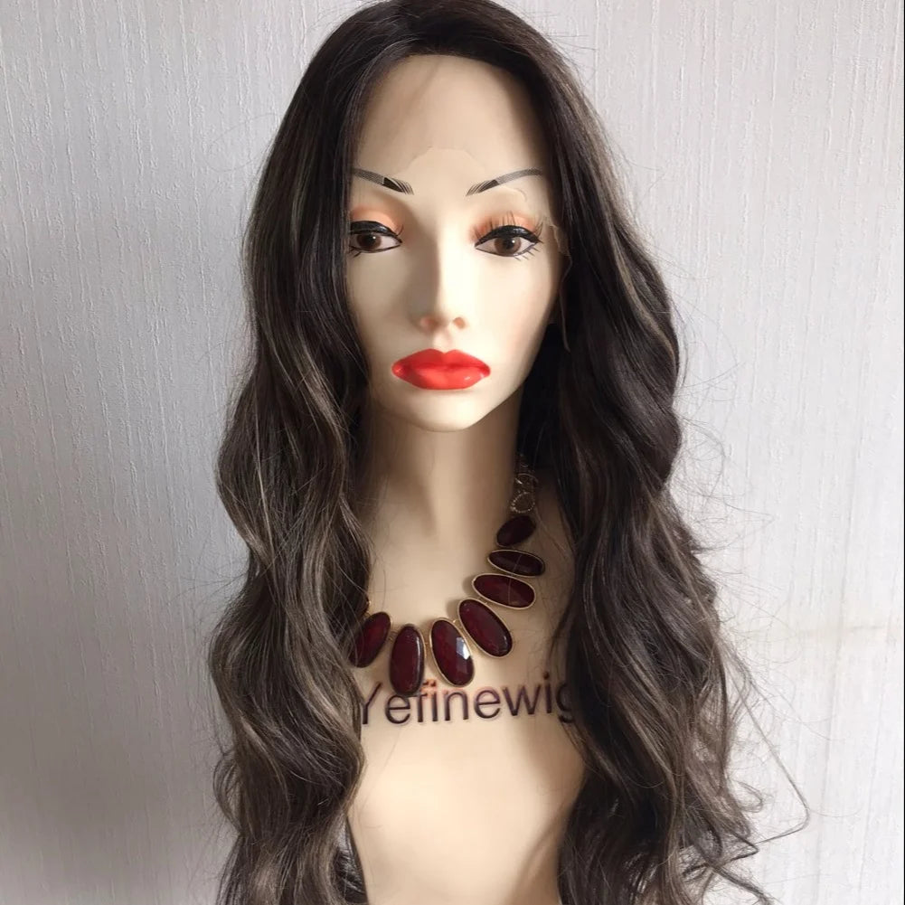 Brown Silk Top Jewish WIg Kosher Wigs