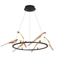 Customized Creative 6 head Bird Chandelier Pendant Light Indoor Restaurant Living Room Decoration Lustre