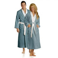 Wholesale Custom Luxury Double Layer Microfiber Plush Lined Spa Hotel Shawl-collar Design Bathrobe