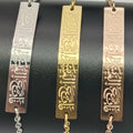 Adjustable Islamic Muslim  Bracelet Stainless Steel Arabic Faith Bracelets for Women Hot Selling