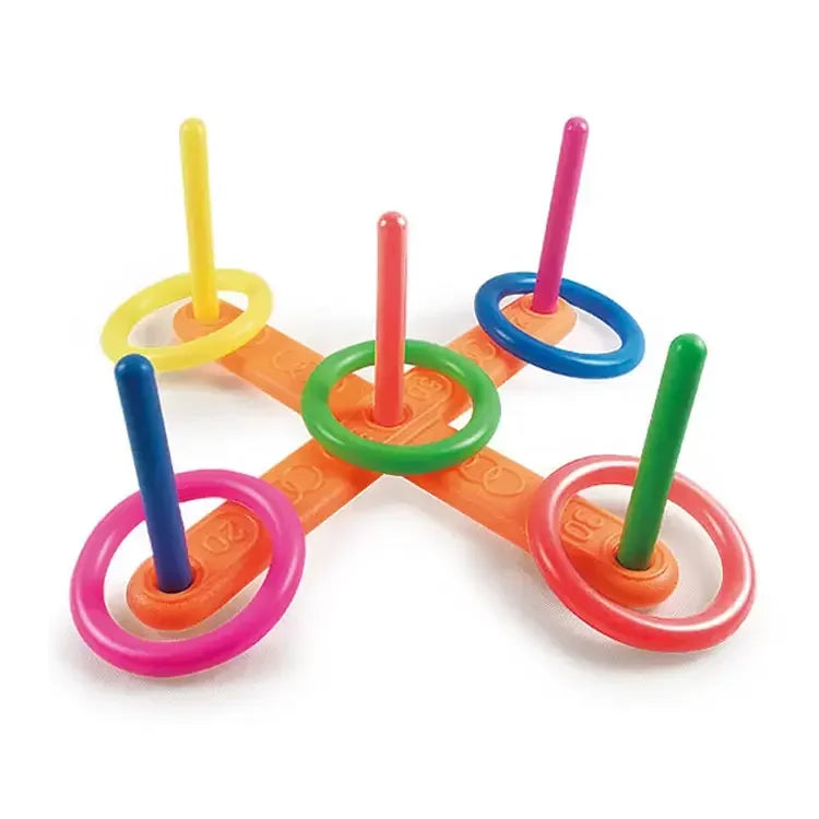2023 Hot Sale Parent-Child Interactive Game Indoor and Outdoor Educational Toy Kids Plastic Hood Shot Ring Toss Game Set