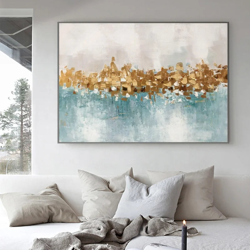 Factory Wholesale Newest Design Frame Wall Decor Abstract Picture Canvas Painting Handmade Artwork Hot Sale Other Paintings