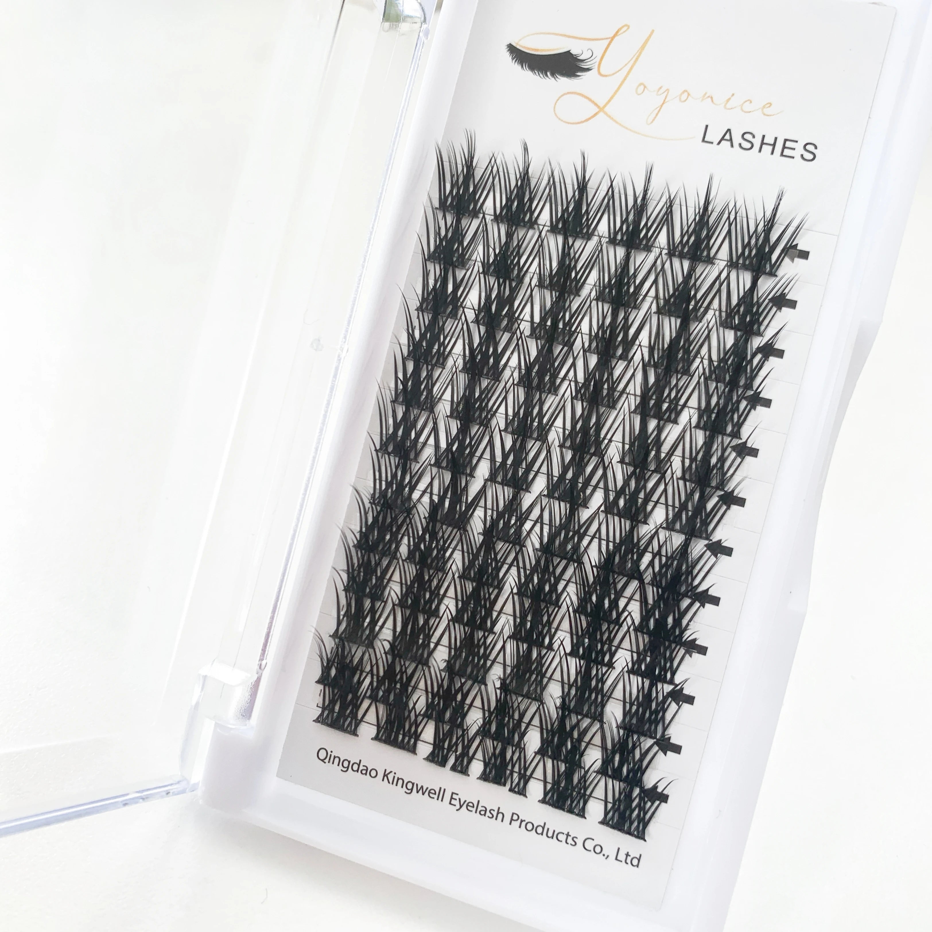 Factory Price Wholesale Diy Lashes Segmented Kit Individual Cluster  Lashes Diy Eyelash Extensions 8-12mm