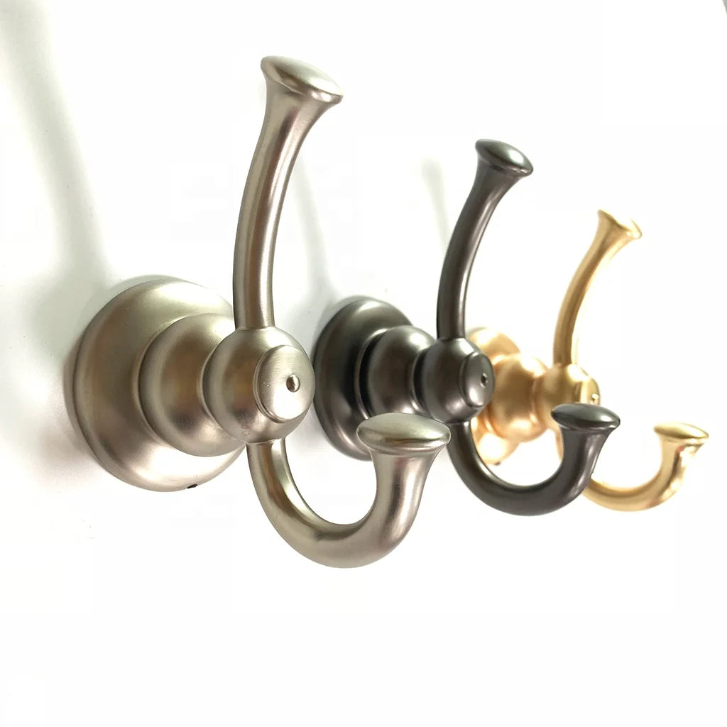 Luxury Decorative Bedroom Gold Single Round Coat Hooks Wall Mounted