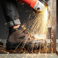 Genuine Leather Steel Toe Industrial Safety Shoes for Construction & Factory Use Winter-Ready Anti-Slip Hiking Shoes