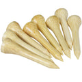 Wholesale 100Pcs/Bag Durable Bamboo Golf Tees with Custom Logo Professional Golf Ball Holder in Sizes 42mm/54mm/60mm/70mm/83mm