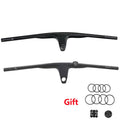 T700 Carbon MTB Bicycle Integrated Handlebar Riser-17Degree Unit 680/700/720/740 mm Titanium Screw for MTB XC Cross