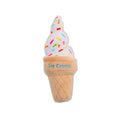 Interactive Soft Food Shape Plush Dog Toys Pizza Hamburg French Fries Donuts Ice Cream Squeak Pet Chew Plush Dog Toys