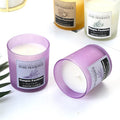 Matte Colored Glass Candle Jars Frosted Glass Candle Jars Glass Candle Jars Support Laser Engraving Logo Custom Color Stickers