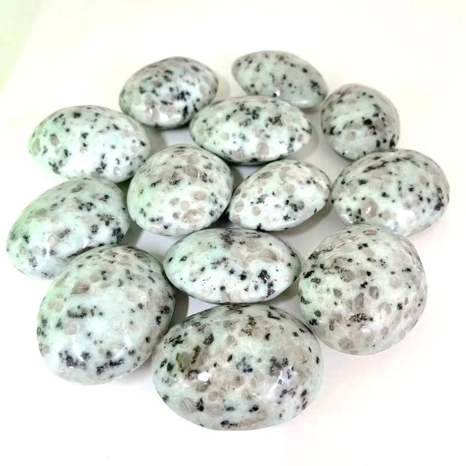 Hot Selling Natural Gemstone Factory Price Wholesale Crystal Palm Kiwi jasper Palm