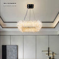 Modern Nordic Luxury Chandelier Crystal Natural Crystal Decorated Interior Dining Room Custom Chandelier for Living Room