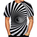 Men Women Short Sleeve T-Shirt Casual 3D Creative Print Crewneck Graphic Tees